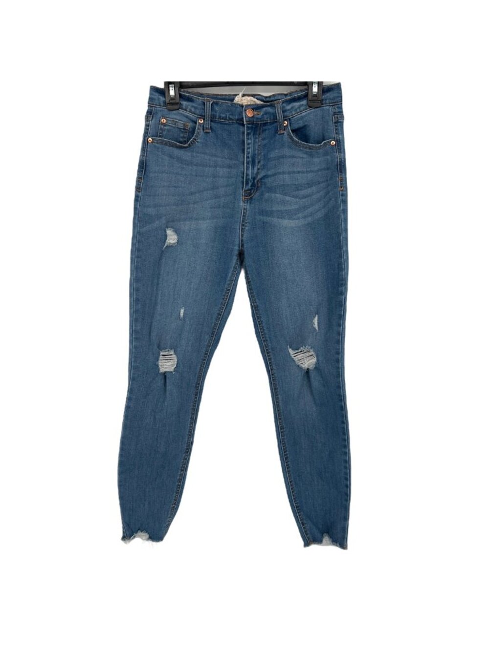 Altard State Distressed Ankle Skinny Jeans Size 29/9 Blue Denim Cotton Blend Wom